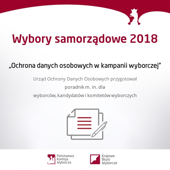 UODO wydał poradnik o ochronie danych osobowych w kampanii wyborczej UODO wydał poradnik o ochronie danych osobowych w kampanii wyborczej